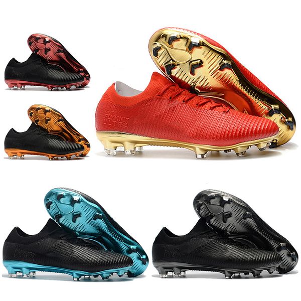 

Новые Мужские Низкие Лодыжки Футбольные Бутсы Ртутные Пары Ultra FG Футбольные Бутсы Оригинальные Mercurial Superfly V ACC Футбольные Бутсы