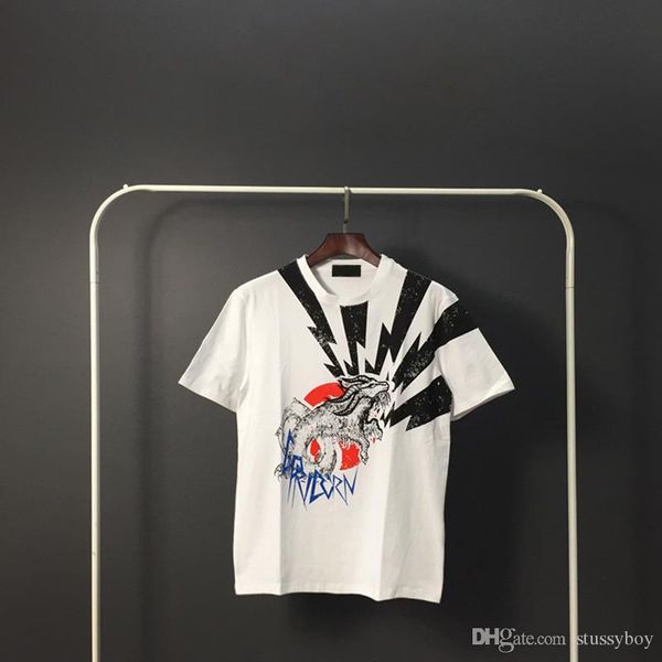 

роскошные мужские конструктора t shirt mens конструктора высокого качества печати футболка с коротким рукавом мужская мода лета женщин с кор, White;black