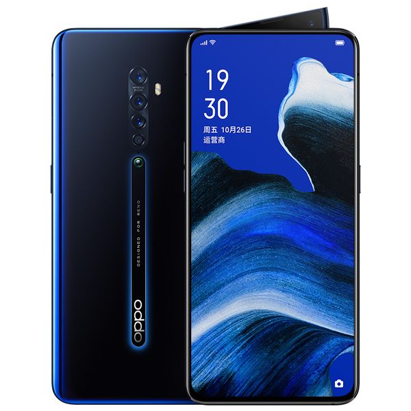 Оригинальный смартфон Oppo Reno 2, 4G LTE Cell, 8 ГБ ОЗУ, 128 ГБ ПЗУ, восьмиядерный процессор Snapdragon 730, 48,0 МП, AI, NFC, Andriod, 6,5 дюйма, полноэкранный AMOLED-смартфон с идентификацией по отпечатку пальца и лицом.