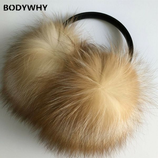 

large real natural cystal fur earmuffs pompom real sheep leather bracket kids winter earmuffs earflap winter fashion, Blue;gray