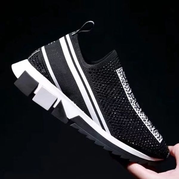 

with box sneaker casual shoes trainers fashion sports shoes trainers quality shoes for man or woman dhl by toy99 dd03 9-16, Black;red