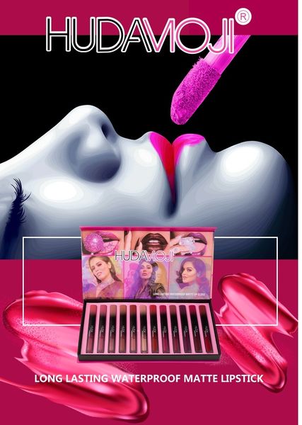 

2019 new brand melted too makeup faced melted lip glo make up melted matte liquified long wear matte lip tick 12 color et