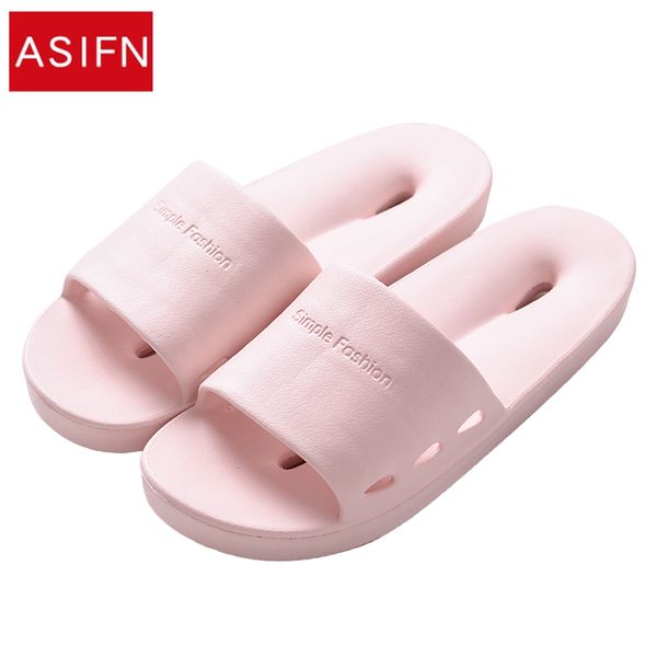 

asifn woman shoes summer bathroom slippers non-slip men soft sole loves home flip flops fluffy sandals 6 colors, Black