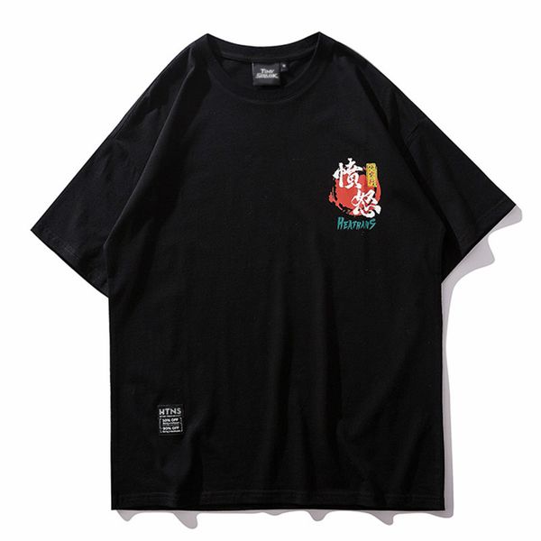 

MarchWind Men Hip Hop T Shirt Streetwear Funny Samurai Dog T-Shirt Japanese Harajuku Tshirt 2019 Summer Cotton Tops Tees Short Sleeve