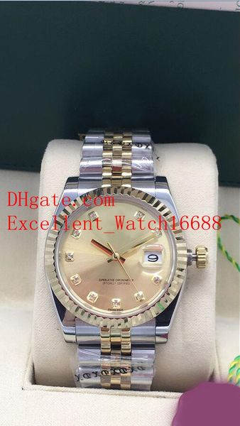 

8 style sell watches 36 mm 116234 279173 178274 279138 diamond dial date just asia 2813 automatic mechanical watch watch, Slivery;brown