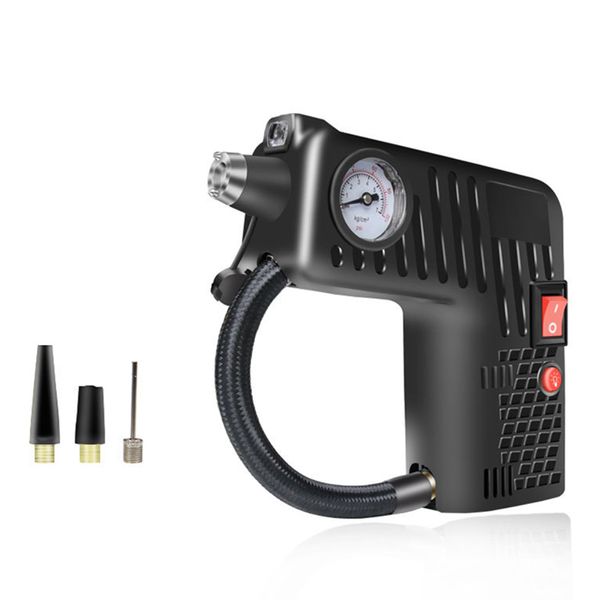 

3m portable electric air compressor pump small tire inflator 12v 100 psi tyre pressure monitor for car motor bicycle automobiles