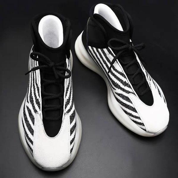 

men's high-warm coconut shoes trend wild breathable comfortable wear-resistant basketball shoes student sneakers