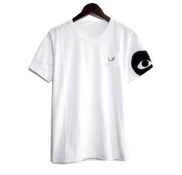 

mens t shirt cotton luxury small red heart short sleeved japanese casual solid color black heart love gray and white half-sleeved lovers, White;black