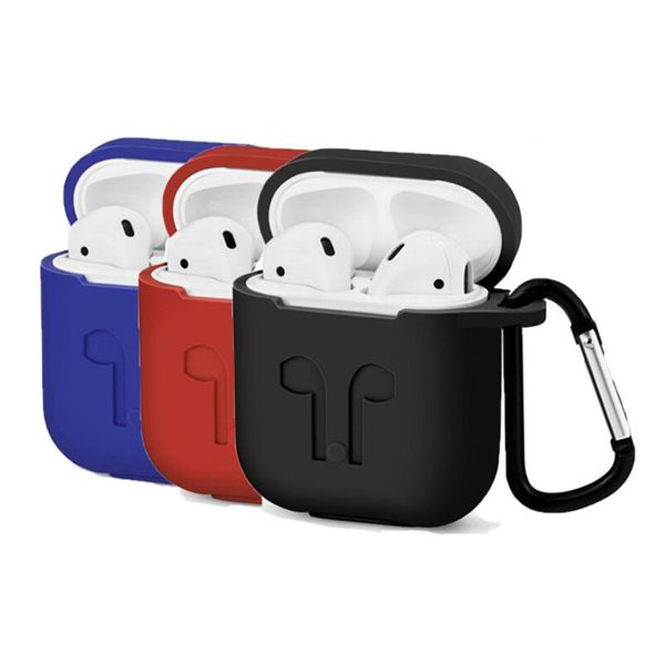 

For airpod ca e ilicone oft ultra thin protector airpod cover earpod ca e anti drop with hook retail box