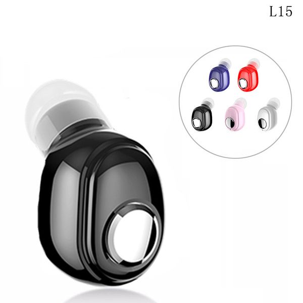 

L16 L15 Bluetooth Headset 5.0 Mini Sports Invisible Waterproof Wireless In-Ear Single Ear Subwoofer with Microphone Huawei xiaomi