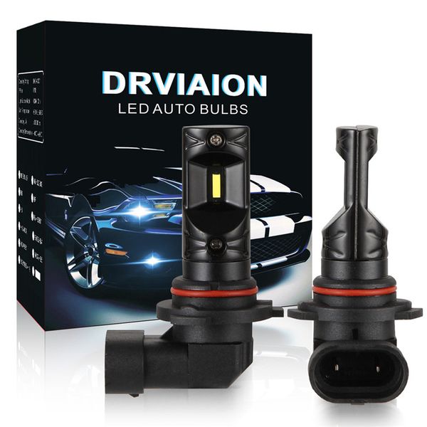 

kongyide car light 2pcs 9005 80w led fog light headlight super bright 6500k halogen replace 320 degree 12-14v dropship m13
