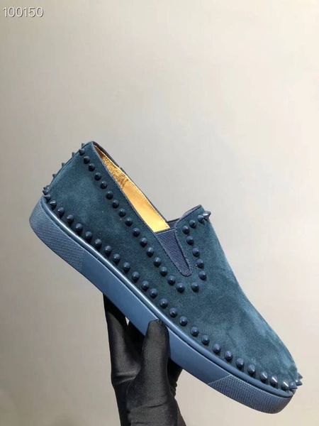 

2019 new arrival fashion casual shoes luxury design genuine leather slip-on flat sneaker size:man 38~47 woman34~40, Black