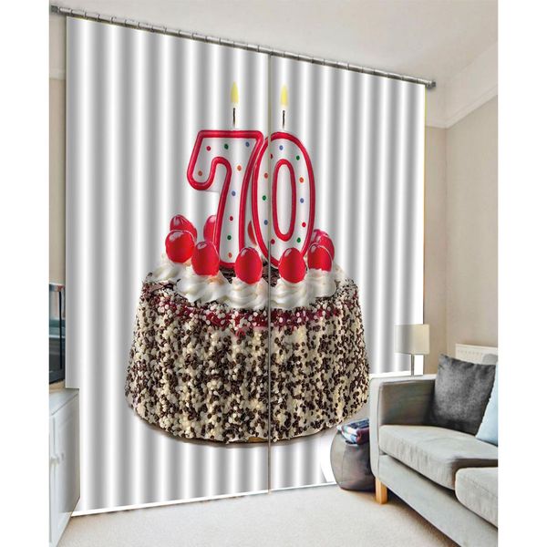 

140cm-170cm peva shower curtain liner for bathroom cake printed