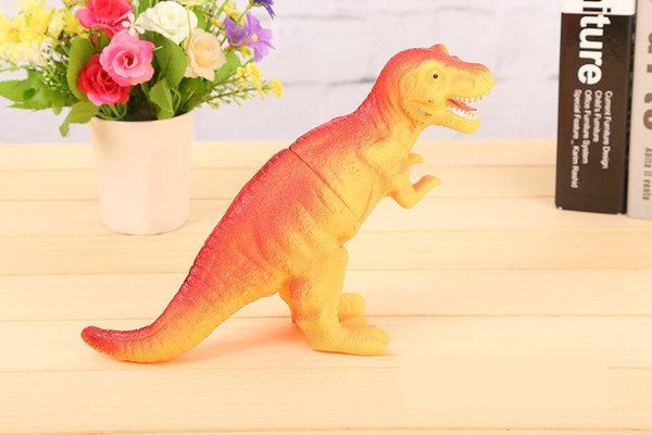 

6pcs Shrilling dinosaur toys 30cm Screaming Rubber dinosaur Squeeze Stress Toy Funny Squeeze Sound Toy children kids Christmas gift