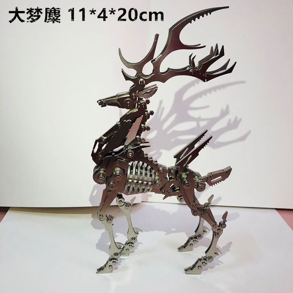 

big elk 3d steel metal puzzle assemble gift and toy diy and finished model