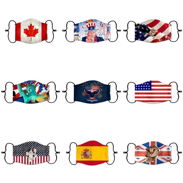 

shipping reusable washable cotton mouth design face mask er designer face mask linen mask #473