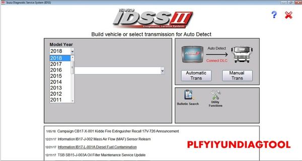 

for isuzu idss ii 2018 - isuzu diagnostic service system+license for many pcs
