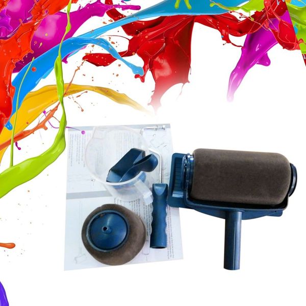 

5шт главная paint roller set professional многофункциональный paint brush стены малярные кисти бытовые настенные инструмент