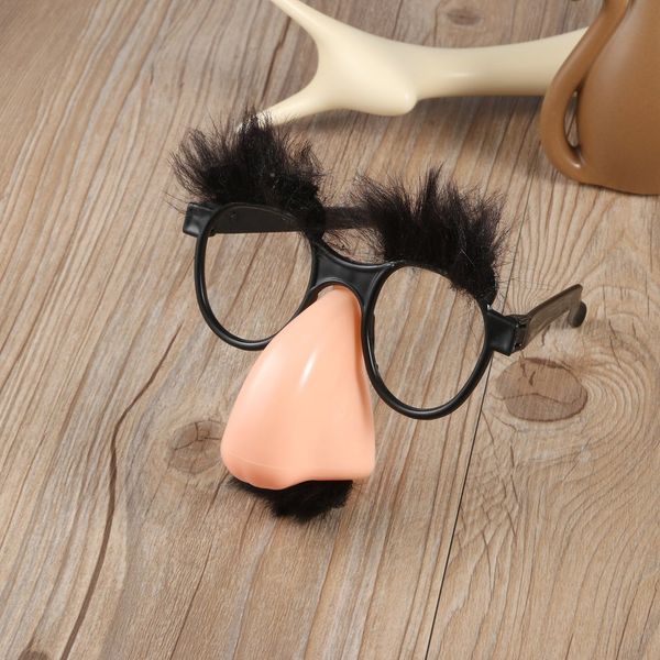 

pcs fake nose eyebrow mustache clown fancy dress up costume props fun party favor glasses wholesalenew selling gq999