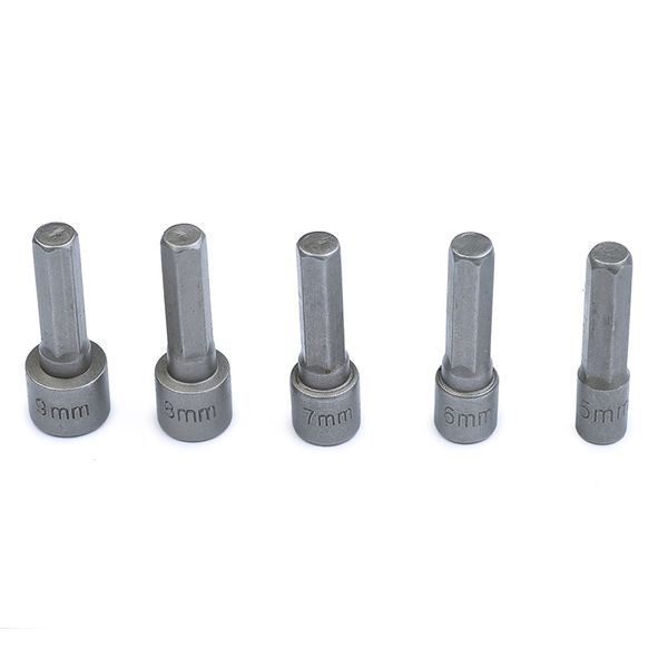 

9pcs 5-13mm hexagon handle socket wrench screwdriver set bit set for electric screwdriver hand tools no magnetic hip tools