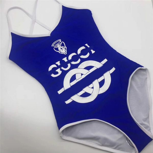 

women brand swimsuit luxury one piece backless swimwear designer letter pattern cross strap jumpsuit playsuit beach, White;black