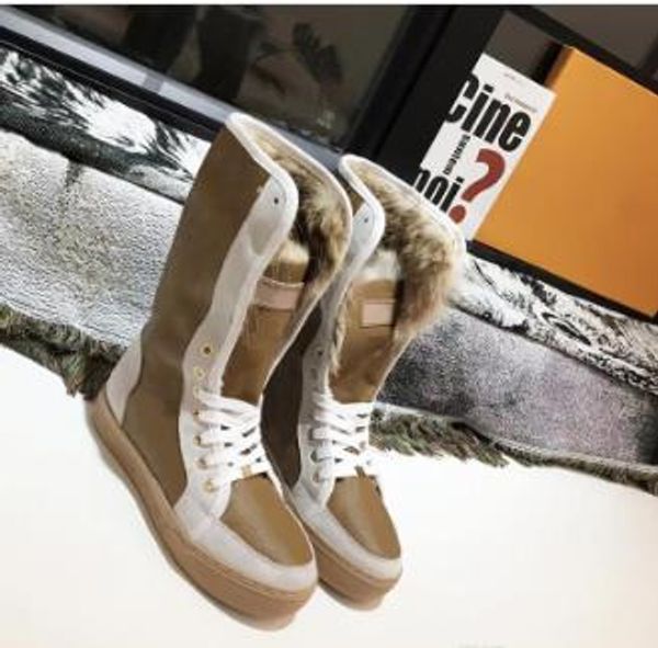 

the latest version real leather women snow boots trainers shoes womens ankle boots knee boots casual shoes bag04 012, Black