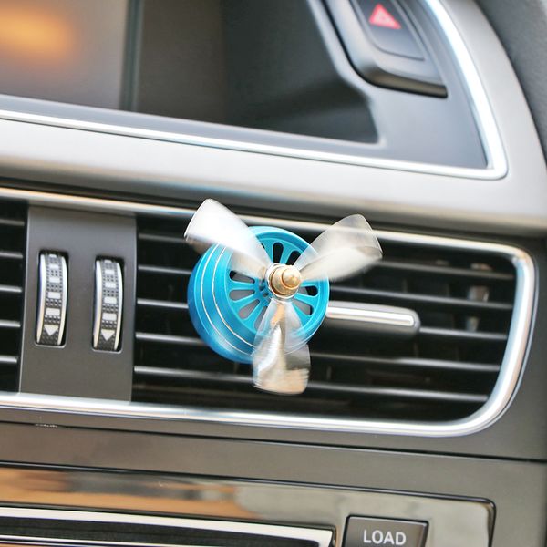 

car air freshener perfume conditioning with led atmosphere light air outlet fragrance alloy auto accessories