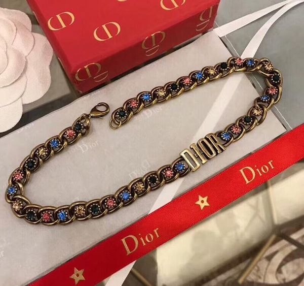 

2019 new de igner necklace retro diamond choker pendant tyle for women necklace fa hion necklace luxury de igner jewelry women necklace