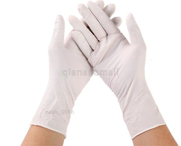 

100pcs gloves disposable latex 100pcs gloves non-slip rubber latex protective glove tattoo supplies 100pcs gloves cleaning product sale