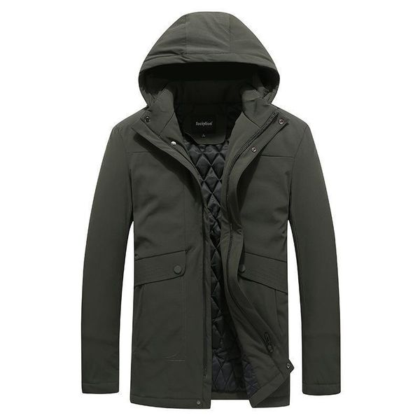 

pop 2019 мужские зимние мягкие теплые парки с капюшоном воротник верхняя одежда пальто плюс размер 4xl 5xl 170, Black