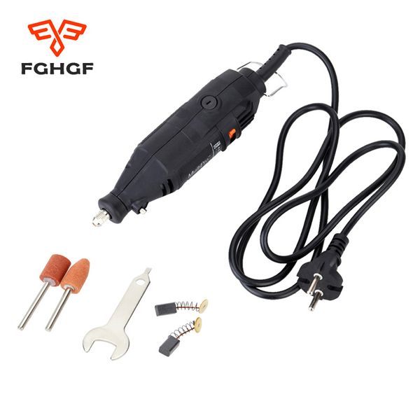 

fghgf 220v 180w electric rotary speed mini drill bit engraving machine speed grinding unit milling cutter polishing tool