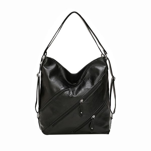 

women's ladies fashion retro solid capacity shoulder crossbody casual bags