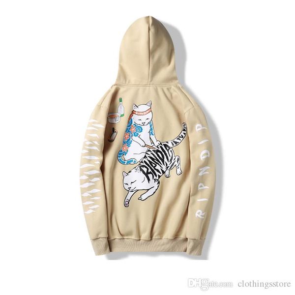 

росниирос европа и прилив бренд сша свитера мужского дизайнера балахон мода роскоши печать балахон улица хип-хоп свитер спортивного балахона, White;black