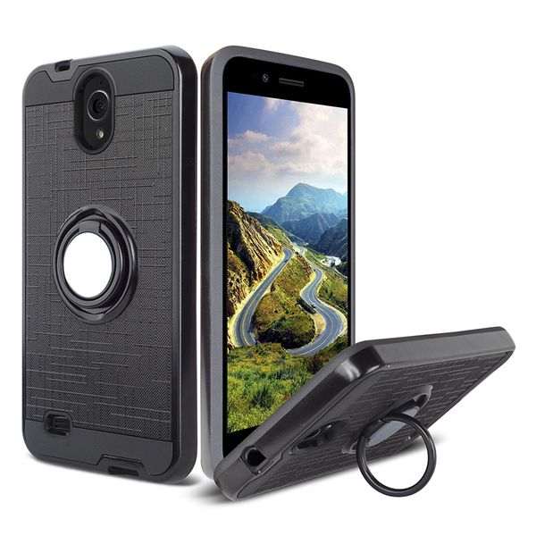 

Чехол для держателя кольца для Vision N5001 / 5509 / Axia Miro / L590A Тонкий броня для Alcatel 5 3X 1X Evolv