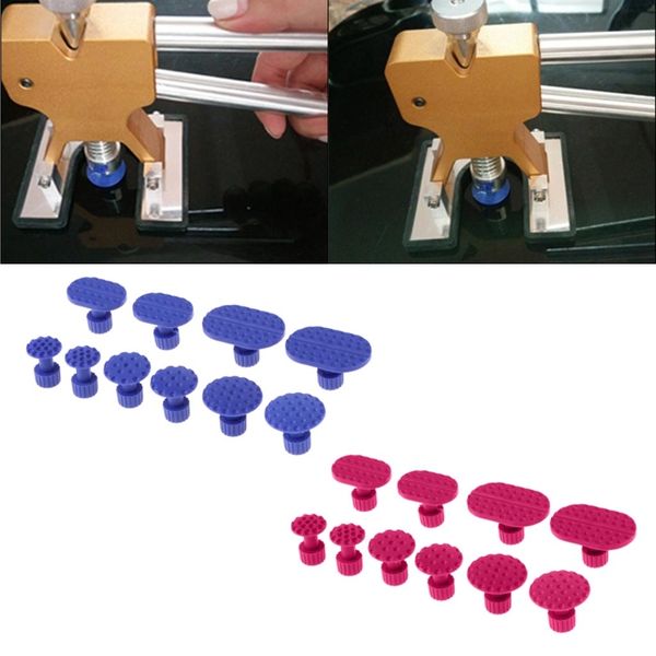 

10 pcs car paintless dent repair tool lifter dent puller removal tabs set new 649e