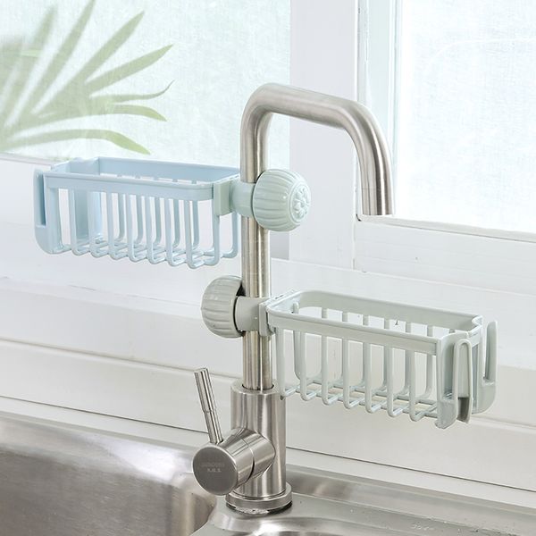 

bathroom accesspries kitchen drainage shelf multifunctional dishwashing sponge storage rack rack 40