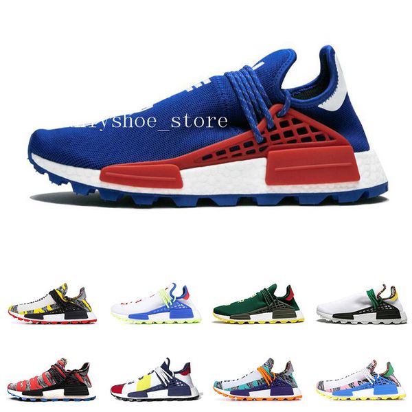 человеческая раса x hu pw nmd sun glow многоцветный солнечный пакет мать оранжевый красный желтый мужчины спортивная обувь pharell williams