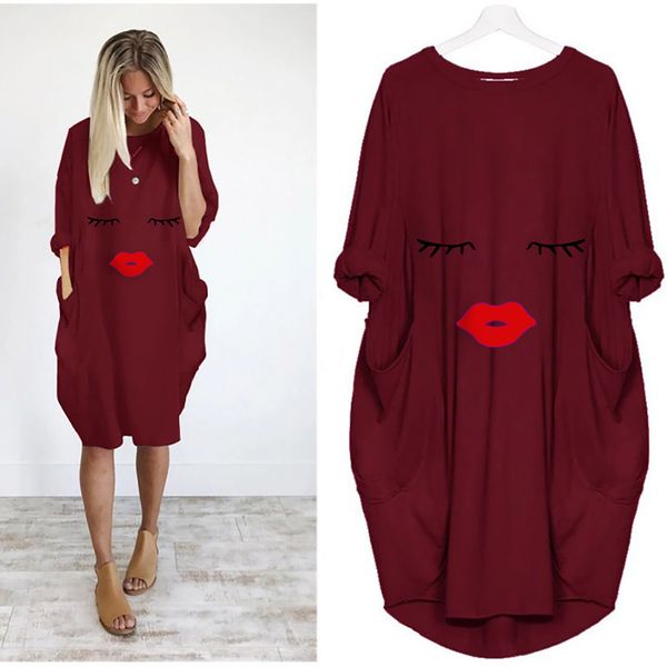 graphic jumper dress