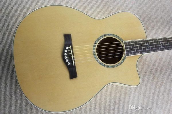 

firehawk 41-inch cutaway natural color acoustic guitar with rosewood fretboard,back/side flame maple veneer
