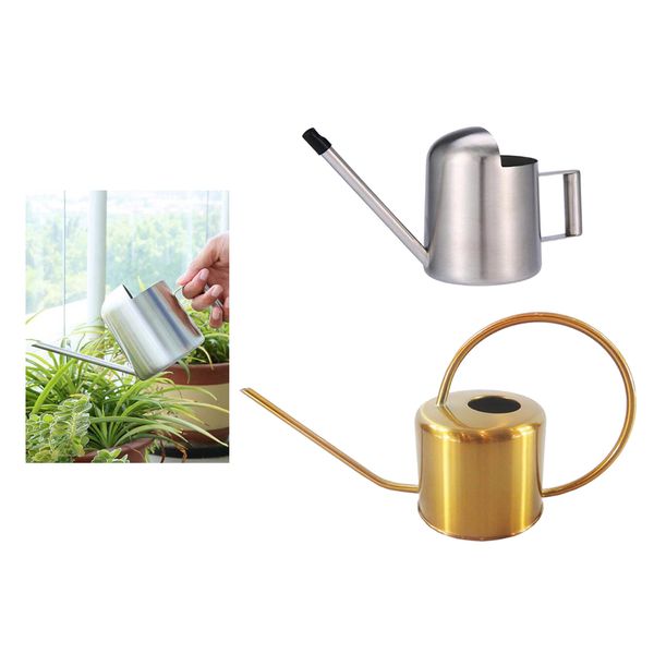 

2шт крытый лейка нержавеющая сталь носик для растений цветы дома