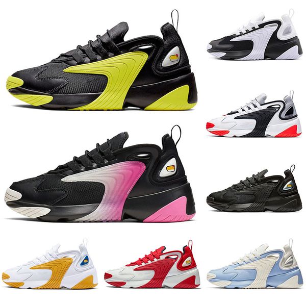 

dynamic yellow rainbow white red zoom 2k m2k trainers men's running shoes tekno race red royal blue dark grey men women sports sneakers
