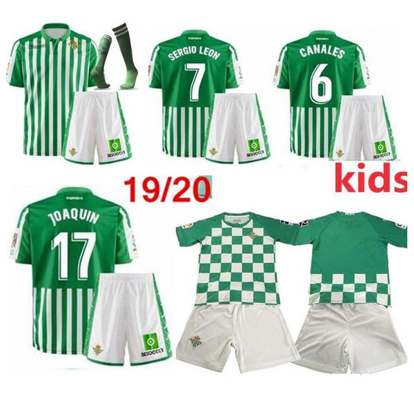 

Kid kit 19 20 real beti occer jer ey home joaquin 2019 2020 child football hirt carvalho william tello barta boy cami eta de fútbol