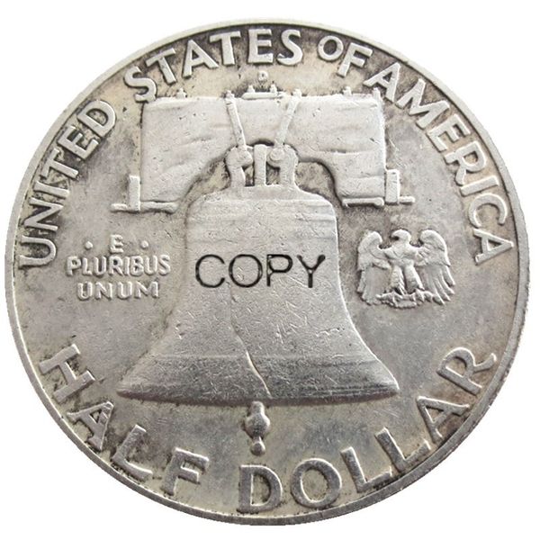 

us 1951 psd franklin half dollar silver plated copy coins