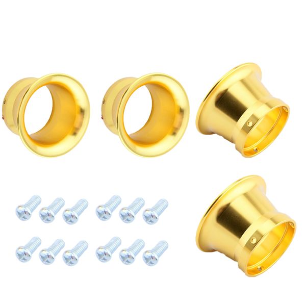 

4× 2" air intake aluminium yellow velocity stack for pwk26/ 28/ 30 carburetor