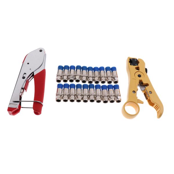 

наборы кабеля щипцы сжатия инструмент коаксиальный зачистки для rg6,rg59 для