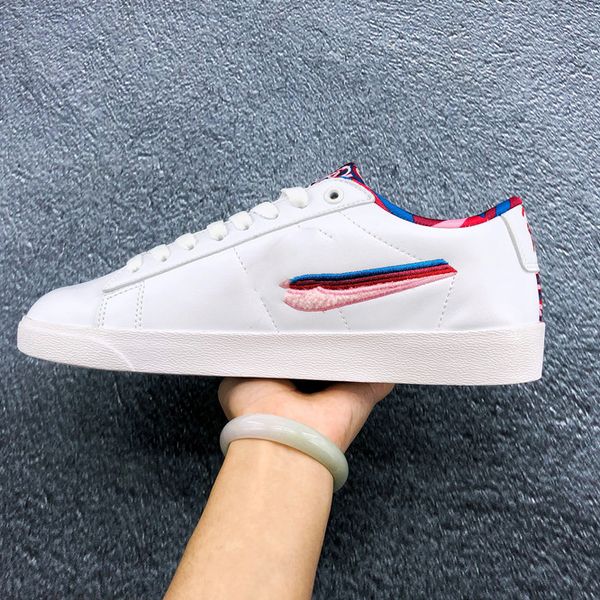 

blazer low парра cn4507 100 с белой многоцветных schoenen размера в 36-44 мод тренеров дизайнера кроссовки женщины дизайнер кроссовок, White;red