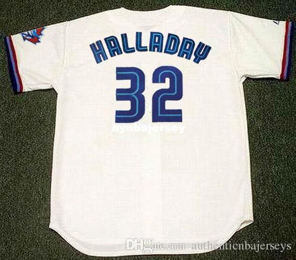 

custom roy halladay toronto stitched 1999 majestic vintage home baseball jersey retro mens jerseys running, Black;blue