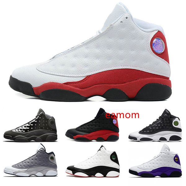 

discount 13 cap and gown 13s rivals men basketball shoes atmosphere grey he got game black cat mens trainer sport sneakers drop shipping