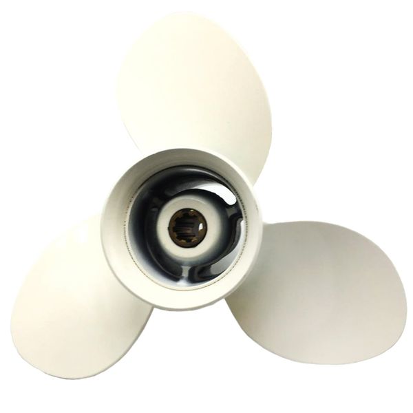

aluminium alloy propeller white for yamaha outboard engines 9.9-15 hp 20hp