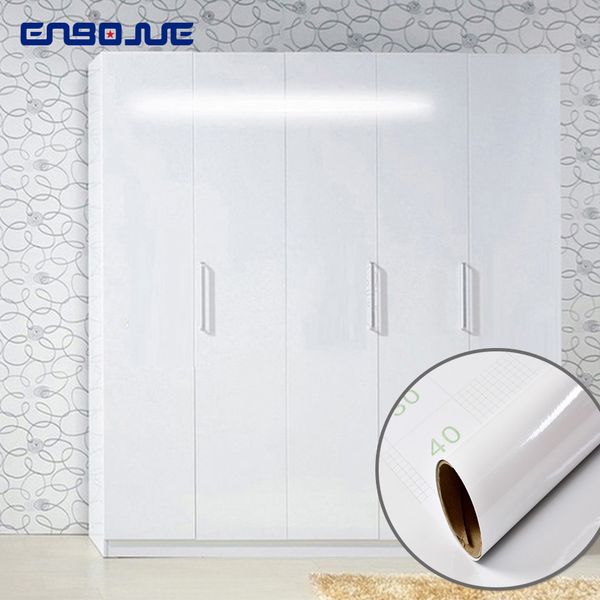 

0.4x3m waterproof white pearl wallpapers cupboard pvc self adhesive wallpaper furniture renovation stickers kitchen home decor